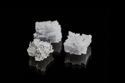 Salt crystals.